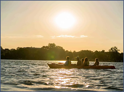 Group on Lake Kayaking