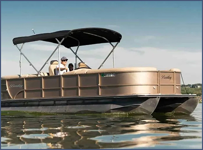 Pontoon on Lake